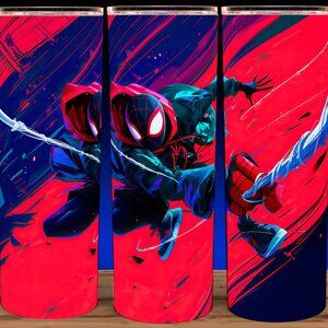 Spiderman Miles Morales Superhero Cup Mug Tumbler  20oz